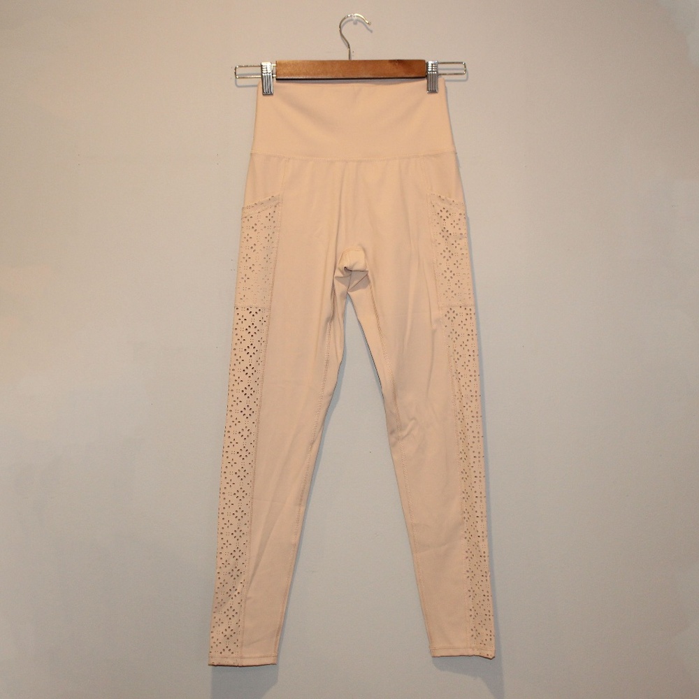 Aerie Tan/Cream High Waisted Leggings